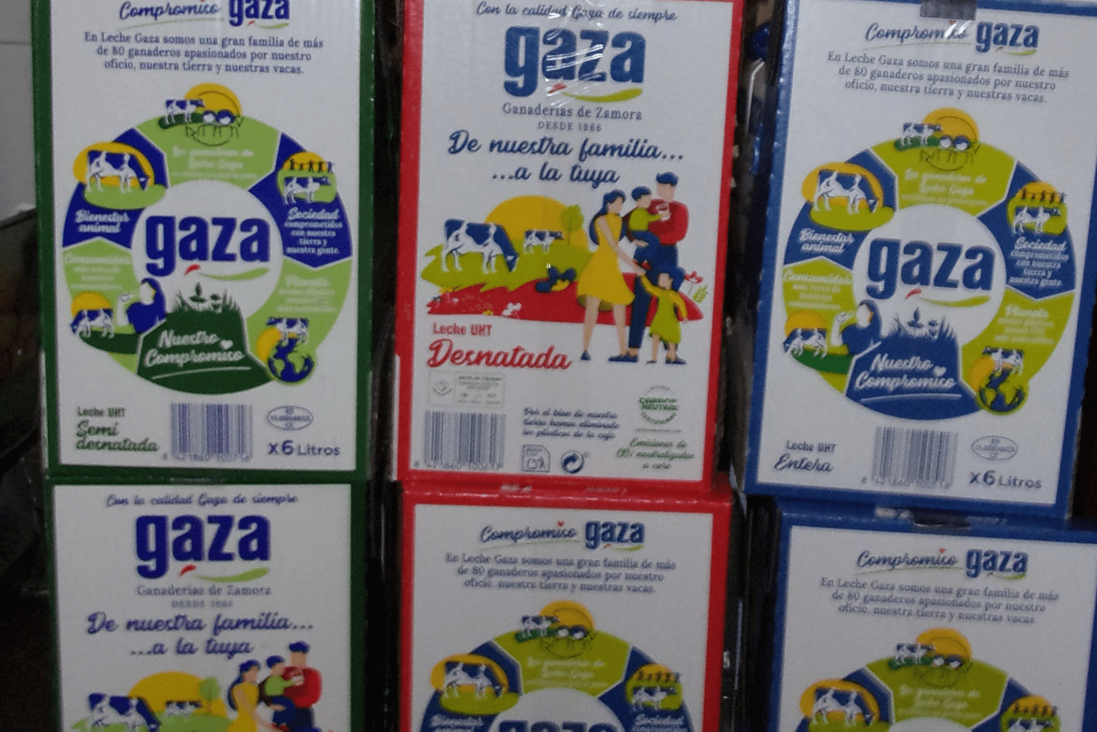 oferta leche gaza